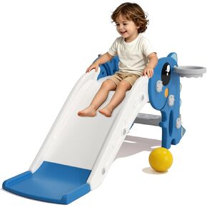Glaf Indoor Slide for Toddlers 1-3 Home Play Area Safe Freestanding (White) in Saudi Arabia