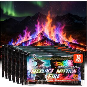 Mystical Fire Merlin’s Fire Color Changing Packets Fire Color Packets 12pk in Saudi Arabia