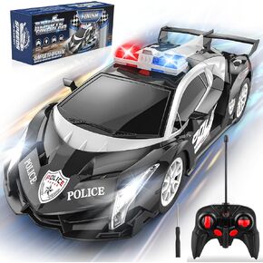 Growsland Remote Control Car for Kids, RC Cars for Boys Kids 1:18 Electric Vehicle Toy Car Hobby Racing Car Toys with Lights & Controller, Birthday Gift for 3 4 5 6 7 8 9 Year Old Boys Girls in Kuwait