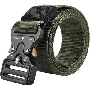 KingMoore Men's Tactical Belt Heavy Duty Webbing Belt Adjustable Military Style Nylon Belts in Saudi Arabia
