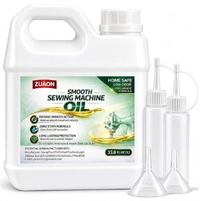 33.8oz Sewing Machine Oil Kit, Machine Lubricating Oil with Refill Bottles and Funnels for Sewing Machines Moving Parts, Sergers, Overlock, Embroidery Machines, Textile Machines, Sewing Supplies in Kuwait