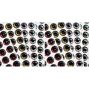 160 قطعة / المجموعة 4 ألوان 10 مم 4D ستيكي إغراء الصيد عيون واقعية DIY خطاف الحرف اليدوية للخطافات الطعم الذباب مواد ربط in Kuwait