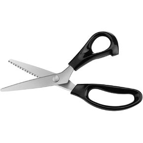 Pinking Shears 9-Inch, Fixinus Zig Zag Scissors for Fabric, Stainless Steel, Professional Handheld Dressmaking, Sewing, Quilting, and DIY Crafting in Kuwait