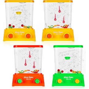 Gejoy 4 Pcs Water Ring Toss Handheld Game Road Trip Toys for Kids, Lovely in Kuwait