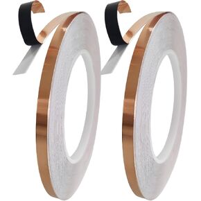 Black Backed Copper Foil Tape for Stained Glass, 36 Yards (2 Rolls) in Kuwait