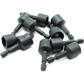 TEMO 10 pc Impact Ready Nut Driver 5/16 Inch Magnetic Nutsetter Set 1/4 Inch Shank in Saudi Arabia