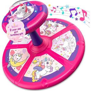 Flooyes Sit and Spin Toys for Girls 2 Years Old, 18.9" Large Base in Kuwait