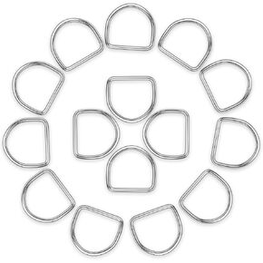 BEYOURD Metal D Rings, Heavy Duty 304 Stainless Steel Welded Dee Rings in Saudi Arabia