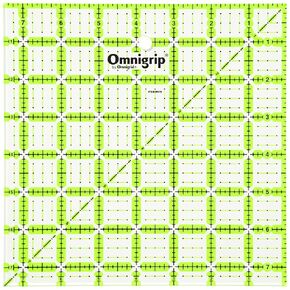 Omnigrip Non-Slip Square Quilting Ruler, Cuts 7-1/2" x 7-1/2" Fabric in Kuwait