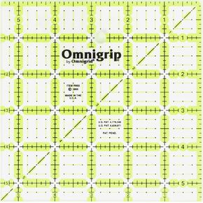 Omnigrip Non-Slip Square Quilting Ruler, Cuts 5-1/2" x 5-1/2'' Fabric in Kuwait