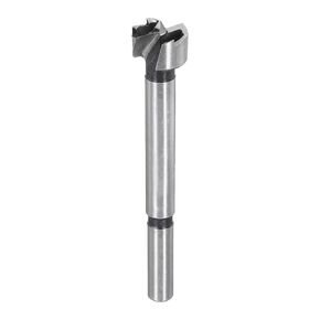 HARFINGTON Forstner Drill Bit 40mm (1.57") Dia 9mm (0.35") Round Shank Serrated High Carbon Steel Hole Opener for Wood Drilling Hinge Woodworking in Saudi Arabia