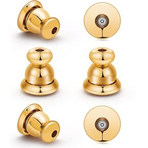 Earring Backs Replacements,18K Gold Silicone Earring Backs for Droopy Ears in Saudi Arabia