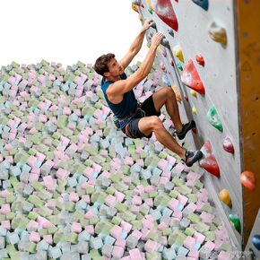 TRENDBOX Foam Cube, 100 PCS of 3.15 x 3.15 x 3.15 Inch Soft Blocks, Gymnastics, Rock Climbing, Trampoline and Other Sports Cushion Pads, Indoor Park Foam Pit Filler - Four Colors Irregular Blending in Kuwait