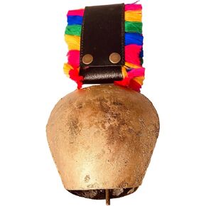 Rustic Swiss Cowbell - Decorated Cow Bells Lucky Charm Wall Decor Positivity & Happiness Gifts in Saudi Arabia