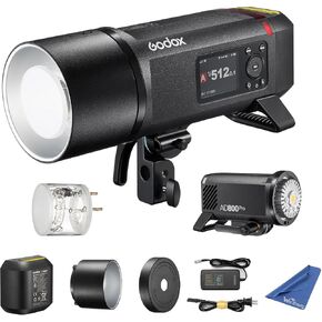 Godox SK400II Strobe Flash Light 400Ws with Standard Reflector, GN65 5600K 2.4G Bowens Mount with 150W Modeling Lamp, for Photography Studio, Portrait Shooting in Saudi Arabia