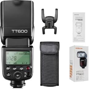 كاميرا Godox TT600 Flash Speedlite مع نقل لاسلكي 2.4G مدمج متوافق مع كاميرا Canon، Nikon، PenTax، Olympus والكاميرات الرقمية الأخرى مع حذاء Hotshoe& موزع USB LED in Kuwait