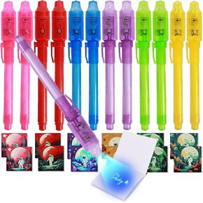 EODVICS 6 Pack Spy Pen Invisible Ink with UV Light for Kids Spy Gear in Saudi Arabia