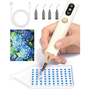 Electric Diamond Art Pen with Tips,Wireless & Quiet Diamond Painting Pen in Kuwait