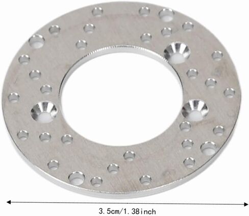 2 Pcs/Set RC Wheel Brake Disc and Caliper Set,1.38 Inch Aluminum Alloy Brake Rotor Upgrade Parts for Traxxas TRX4/TRX6 1/10 RC Cars in Kuwait