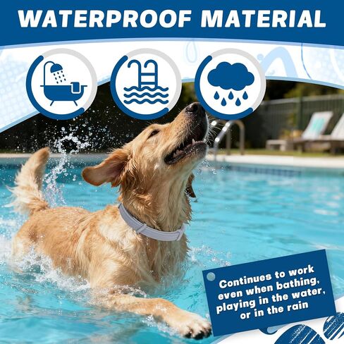 Dog Flea & Tick Collars 4 Pack – 8-Month Waterproof Protection, Adjustable Size for Small, Medium & Large Dogs, Long-Lasting Comfort & Prevention in Kuwait
