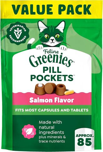 Greenies Feline Pill Pockets Soft Cat Treats, Chicken Flavor, 45 Count in Kuwait