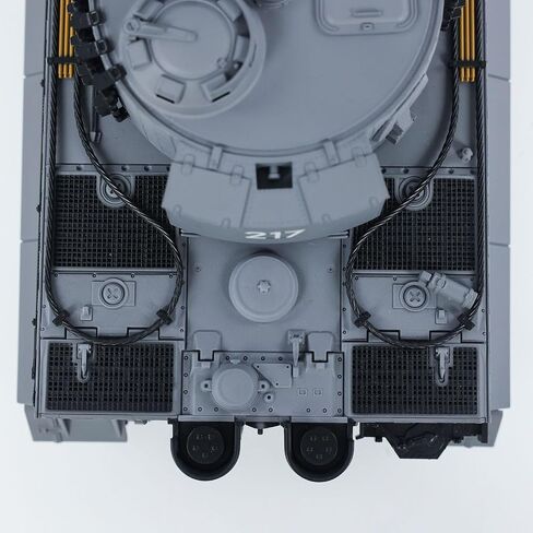 Taigen 1/24 RC Battle Tank Tiger I RC Military Tanks Model Mid-Term Infrared Combat Chassis Recoil LED Flash Gray RC Military Transport Truck Armored Vehicle Hobby Collection Ages 14+ in Kuwait