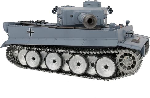 1/16 2.4ghz Remote Control German Tiger I Gray Color Tank Adults Model Toy(Upgraded/Metal Road Wheel & Tracks & Sprocket Wheel & Idle Wheel)(Steel Gear Gearbox)(5000mah Nimh Battery)(Airsoft) in Kuwait