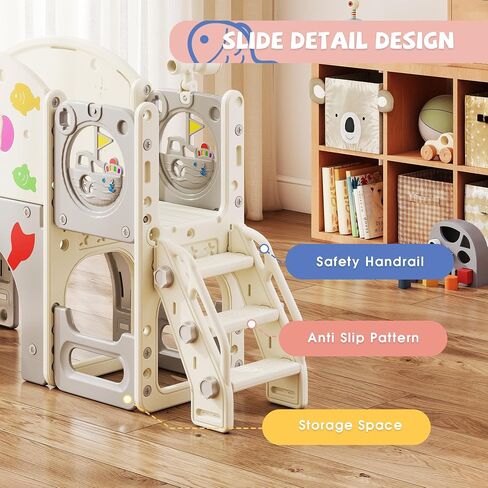 NYEEKOY 8 in 1 Toddler Slide, Toddler Playground and playset in Saudi Arabia