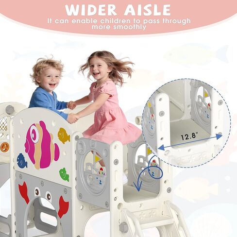 NYEEKOY 8 in 1 Toddler Slide, Toddler Playground and playset in Saudi Arabia