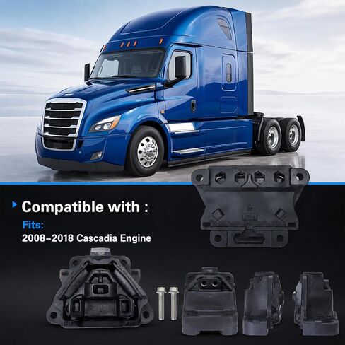 0135313000 Trucks Engine Rear Mount for 2008-2018 Freightliner Cascadia, Western‑Star with DD13 DD15, Replace# 01-34070-000 LOR J2618528 in Saudi Arabia