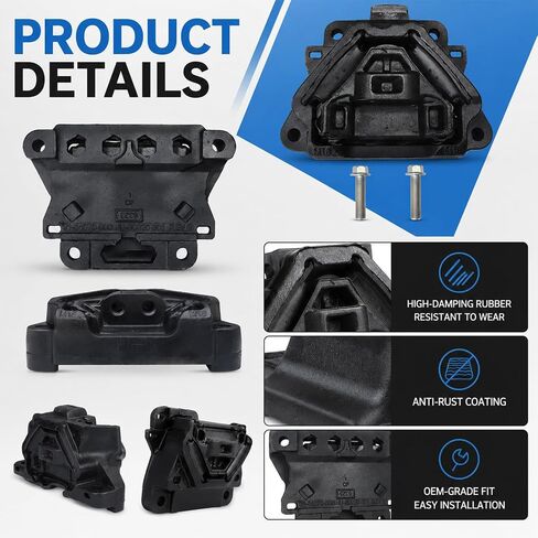 0135313000 Trucks Engine Rear Mount for 2008-2018 Freightliner Cascadia, Western‑Star with DD13 DD15, Replace# 01-34070-000 LOR J2618528 in Saudi Arabia