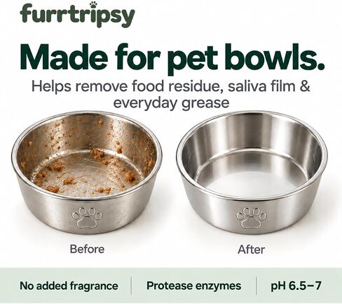 Pet Bowl Cleaner Mousse for Slime, Odor & Biofilm, 16.9 fl oz in Kuwait