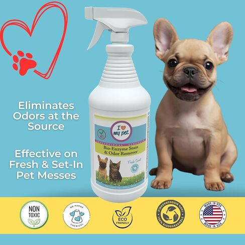 I Love My Pet Bio-Enzyme Urine Stain & Odor Remover, 32 oz in Kuwait
