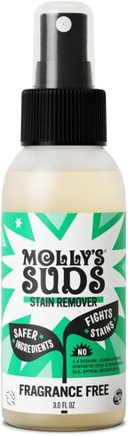 Molly's Suds Stain Remover Spray | Gentle Yet Powerful, Great for Baby & Pet Stains | Clean, Simple Ingredients (Fragrance Free) (3 Fl Oz (Pack of 3)) in Saudi Arabia