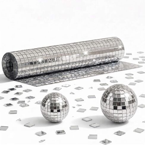 Mirror Mosaic Tiles, 5400 PCS Self Adhesive Disco Ball Tiles in Saudi Arabia