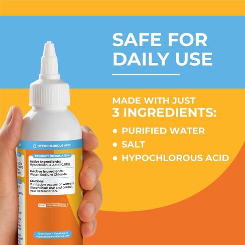 Dog Eye Drops & Wash for Dogs & Cats – Gentle Antimicrobial Eye Cleaner in Saudi Arabia