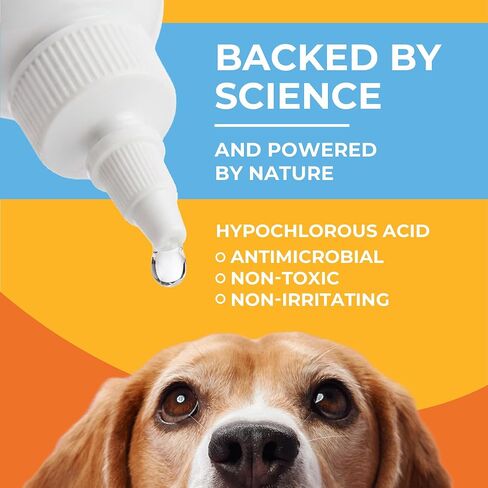Dog Eye Drops & Wash for Dogs & Cats – Gentle Antimicrobial Eye Cleaner in Saudi Arabia