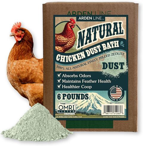 Zeolite Chicken Dust Bath, 6 lb, Natural Mineral Dust Bath for Chickens in Saudi Arabia