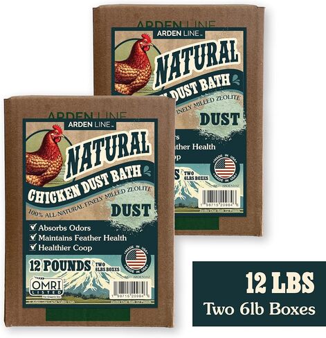 Zeolite Chicken Dust Bath, 6 lb, Natural Mineral Dust Bath for Chickens in Saudi Arabia