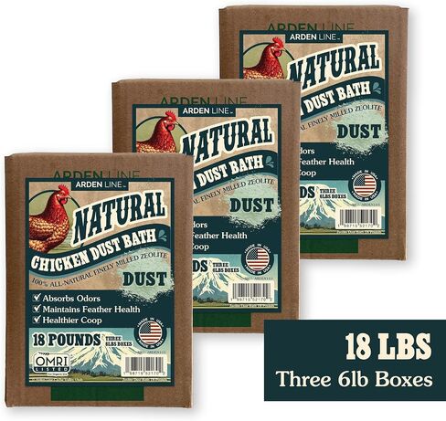 Zeolite Chicken Dust Bath, 6 lb, Natural Mineral Dust Bath for Chickens in Saudi Arabia