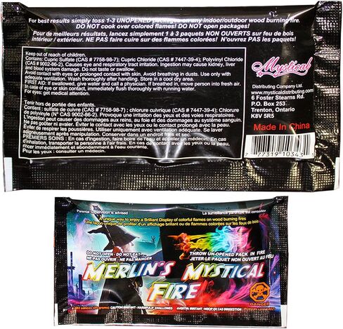 Mystical Fire Merlin’s Fire Color Changing Packets Fire Color Packets 12pk in Saudi Arabia