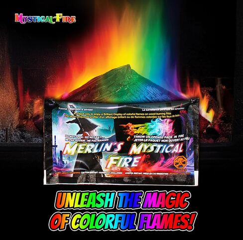 Mystical Fire Merlin’s Fire Color Changing Packets Fire Color Packets 12pk in Saudi Arabia