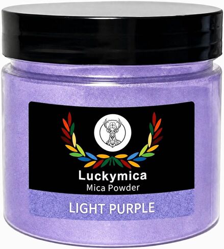 Mica Powder for Epoxy Resin, Premium Pearlescent Pigment Powder for Resin Art, Dye, Nail Polish, Paint, Candle Making, Soap Making, Bath Bombs, DIY Cosmetics - Light Purple (50g / 1.76oz) in Saudi Arabia