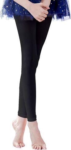 Daydance Girl's Women's Footless Tights for Dance, Balle, Gymnasics in Kuwait