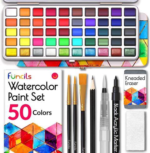 Bundle of Funcils Dot Art Activity and Watercolor Paint Set in Saudi Arabia