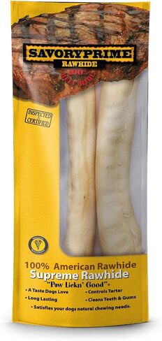 Savory Prime 100-Pack Basted Twist Sticks, 5-Inch, Brown in Kuwait