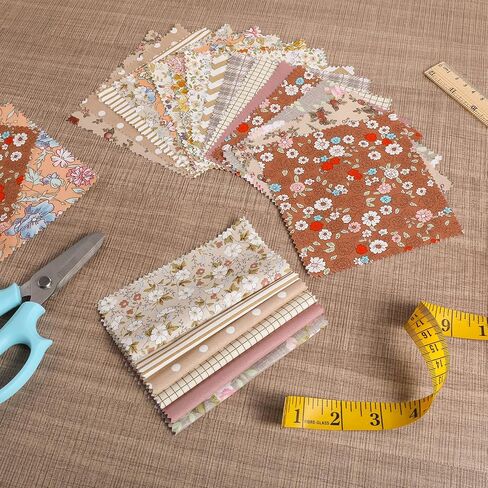 Quilt Squares 5x5, 84 Pack Charm Pack Fabric 5 Squares PreCut Quilting Squares Multicolor Charm Packs for Quilting 5 Inch (Floral Style) in Saudi Arabia