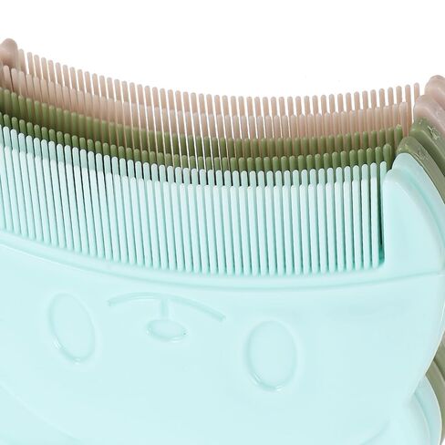 6pcs Cradle Cap Comb, Fine Tooth Plastic Bear Shaped Hair Grooming in Kuwait