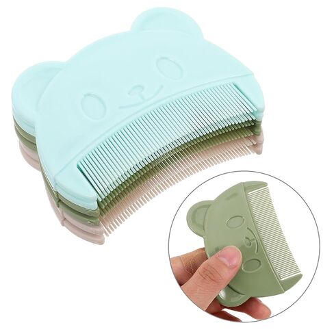 6pcs Cradle Cap Comb, Fine Tooth Plastic Bear Shaped Hair Grooming in Kuwait