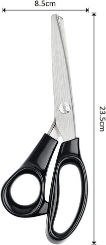 Pinking Shears 9-Inch, Fixinus Zig Zag Scissors for Fabric, Stainless Steel, Professional Handheld Dressmaking, Sewing, Quilting, and DIY Crafting in Kuwait